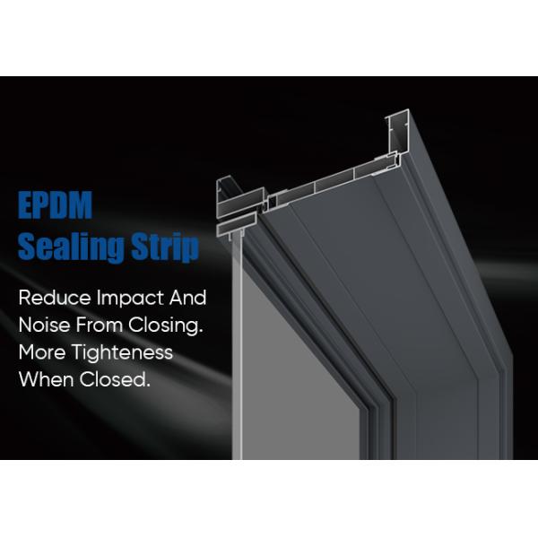 Ultra Narrow Frame Aluminium Interior Casement Doors for Bathroom Toilet