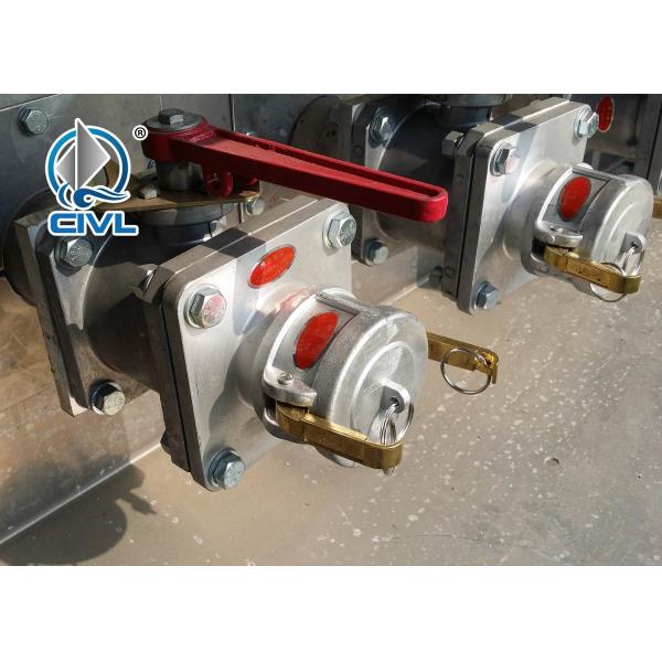 Oil Tank Truck Oil Tanker Semi Trailer / Three Axle Fuel Tanker Semi Trailer