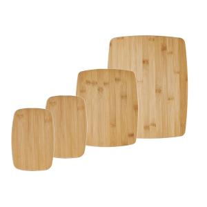 Quality Household Kitchen Bamboo Butcher Block Cutting Board 4 Piece Set wholesale