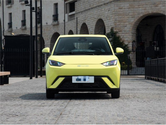 Yellow Byd Seagull Hatchback Vehicle Automobile Pure Electric 5 Seat