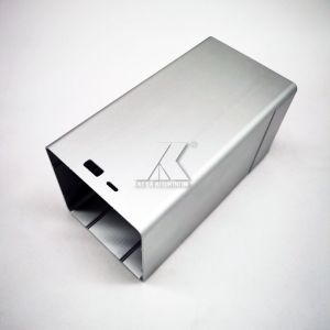 Quality Lighting Fixture CNC Aluminum Housing Profile Square Shape Rounded Angle wholesale