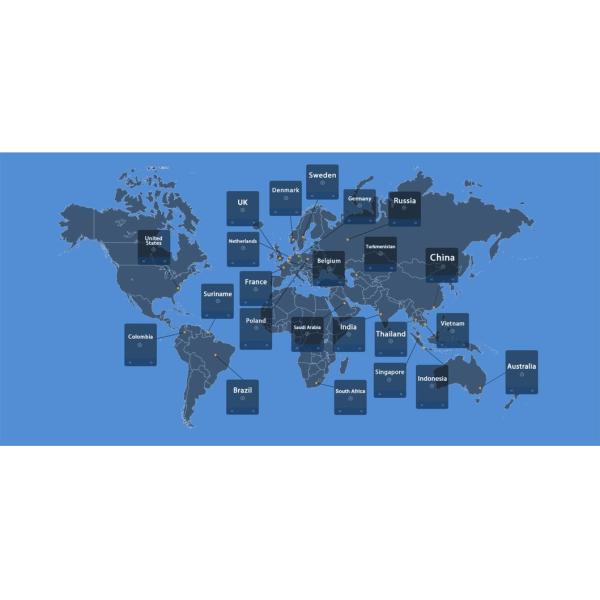 3 Axles 40000L 27t Payload 4 Compartments Carbon Steel Fuel or Refuel Tank Semi Trailer with Fuwa Axle 13t and Air Bag Spring Suspension for Diesel Fuel Jet