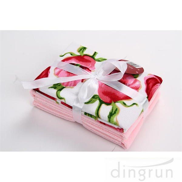 Super Houseware Flowers Custom Microfiber Towels Fast Dry Environment Friendly