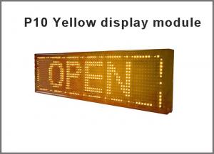 China Pixel P10 led programmable message sign board single Yellow open sign taxi top led advertising billboard led display on sale