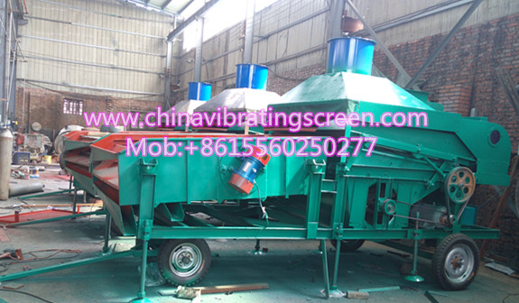 Large-scale convenience cocoa beans red beans sieving machine