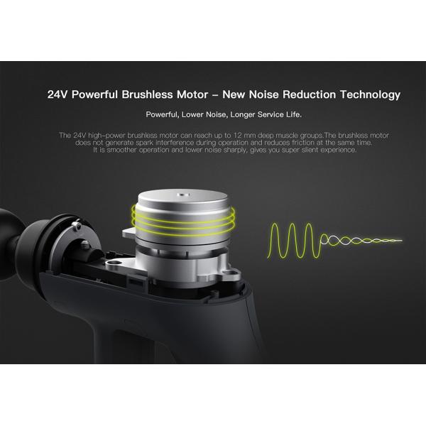 Lightweight Body Massage Device Electric Deep Percussion 4 Interchangeable Massage Heads