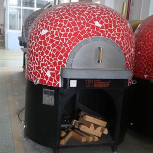 Quality Round Industrial Restaurant Wood Fire Pizza Oven 1200mm / 1400mm / 1600mm wholesale