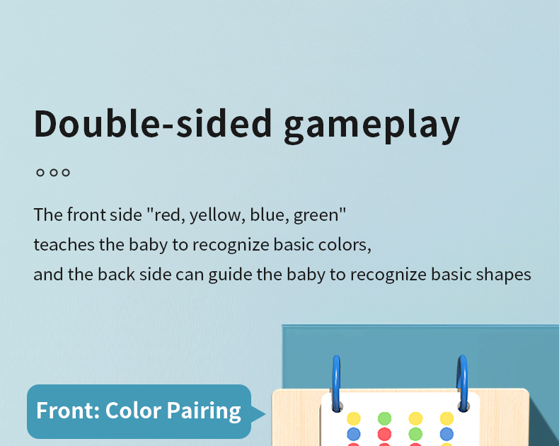 New Montessori Children Educational Game Toy Color Matching Game for Brain Intelligence