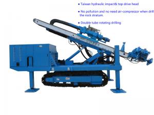 Quality Φ150～Φ250 Hydraulic Impact  80~100 m   Top Drive Anchor Drilling Rig wholesale