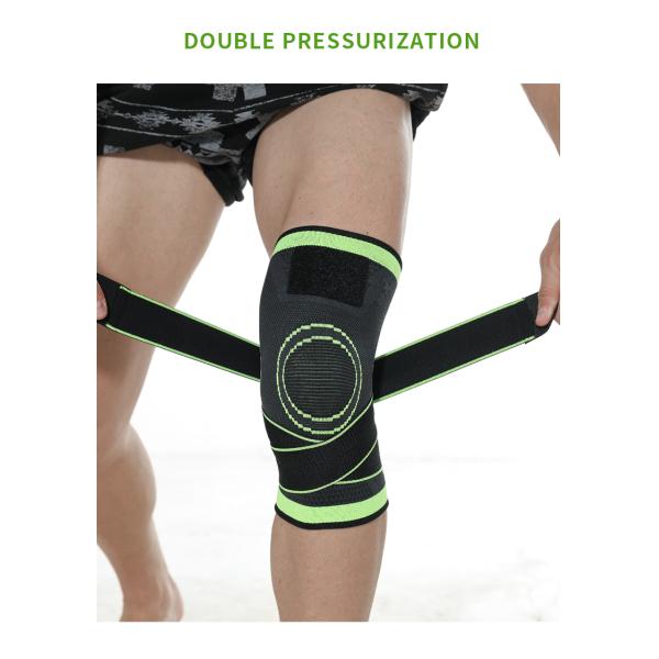 Fitness Outdoor Knitted Sports Knee Pads Washable Running Compression Knee Sleeve