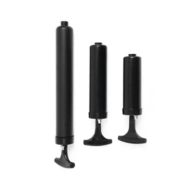 Black PVC Manual Air Pump For Boat Fender Marine Buoys 24cm-37cm