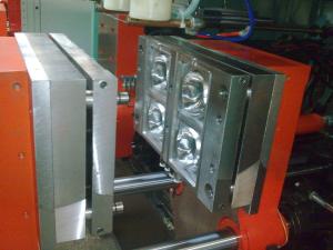 China 10ml-2L PVC Jar Plastic Bottle Blow Molding Machine MP55D-2PVC Auto Lubrication on sale