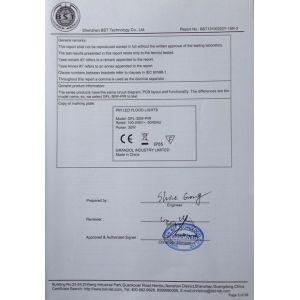 Luxtronic Lighting Limited Certifications