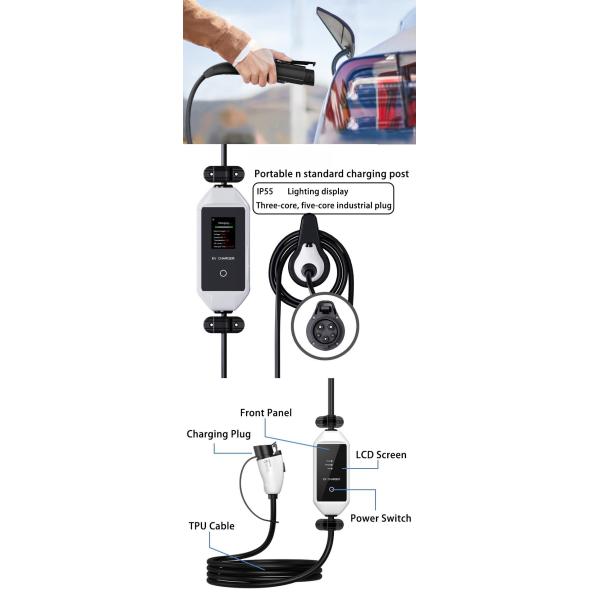 American Standard Level 2 J1772 Type Home Charger 240V AC Fast Charger