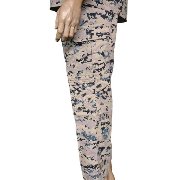 ACU Military Field Training Uniform Twill And Rip Stop Fabric Cotton Polyester Material