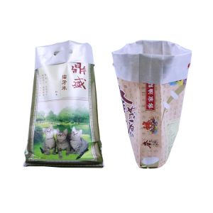 Animal Feed Packaging Bags , Bopp Laminated 15Kg Dog Food Bags