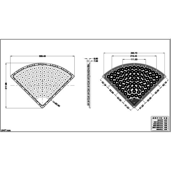 Ip66 XPE Chip Led Stadium Lights , Led Sports Lighting Bright Efficient