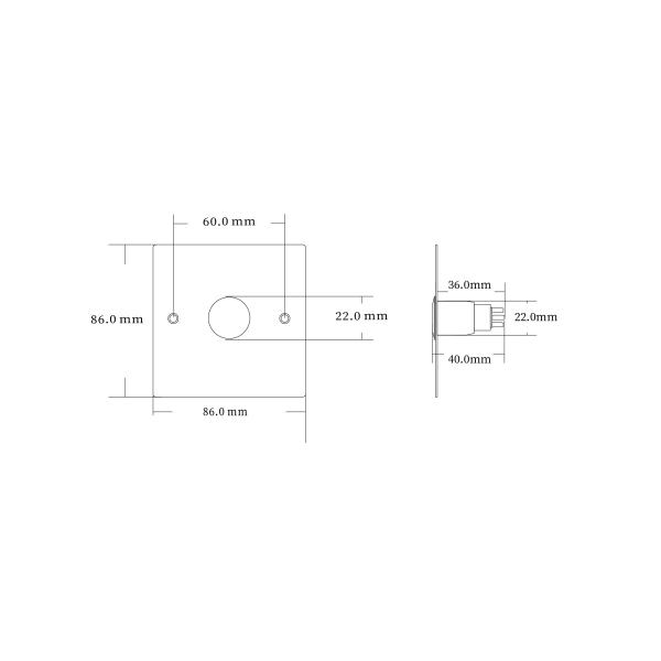 19mm newest infrared button waterproof IP68 304 Stainless Steel Waterproof Touchless Exit Button