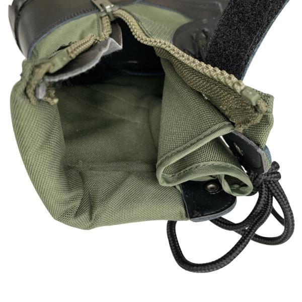 Panama Green Canvas Leather Combat Style Jungle Boots with Side Zipper and Affordable