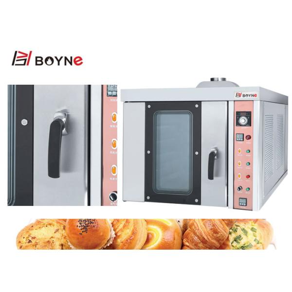 220V Stainless Steel Commercial Gas Type Five Trays Hot Air Convection Oven