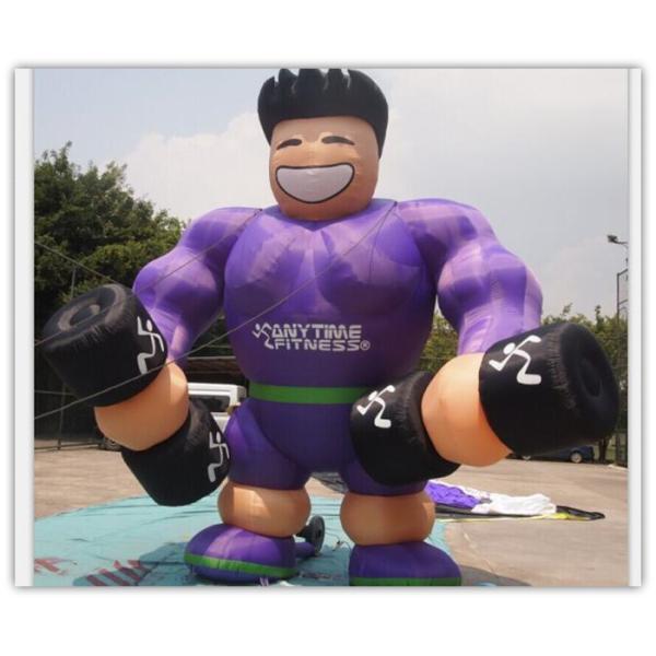 Air Man Inflatable Muscle Man Model Advertising Strong For Party , Club