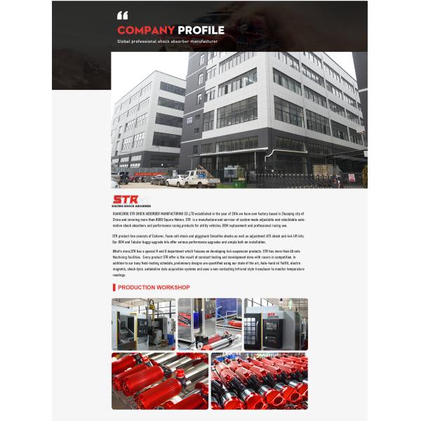 ST8000 OE Shock Absorber mounting detail