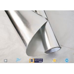 Thermal Insulation Aluminium Foil Singled Side Woven Fiberglass Fabric