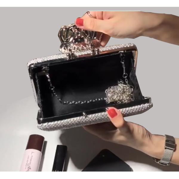 New bride's wedding bag diamond lady versatile banquet clutch evening dress bags