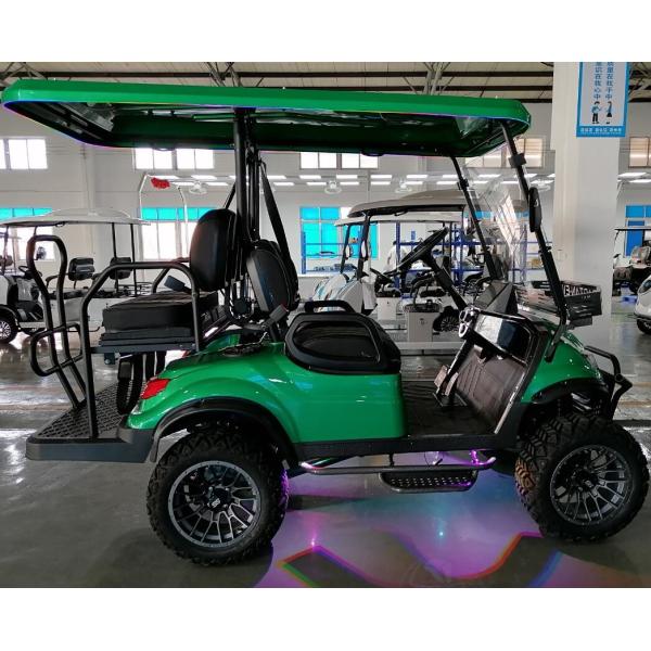OEM ODM Electric Golf Carts 4 Wheel Disc Brake Mini 10 Inch IP66 Display 4 Seater