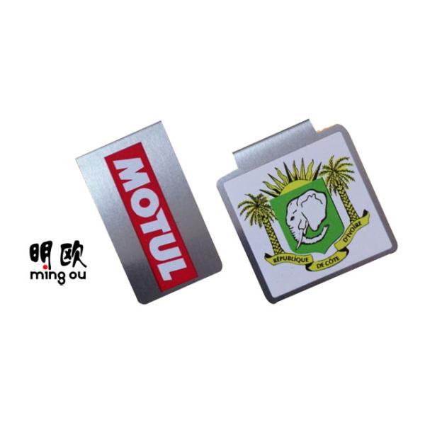 MOTUL Logo Executive Money Clip , Italian Monogrammed Money Clip For Men