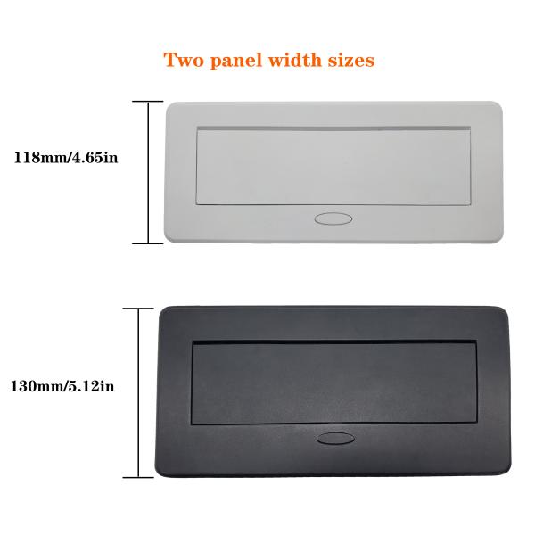 Melloni Pop-Up Tabletop Socket 3 AC Outlets Retractable Hidden Recessed Power for Kitchen Desktop EU Socket Tabletop Accessory