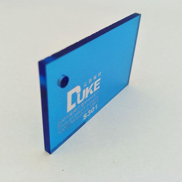 94% Transmittance Clear Cast Acrylic Sheet Colorful 1220*2440mm