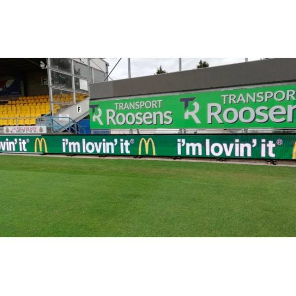 Football Stadium Perimeter LED Display / Outdoor LED Advertising Display