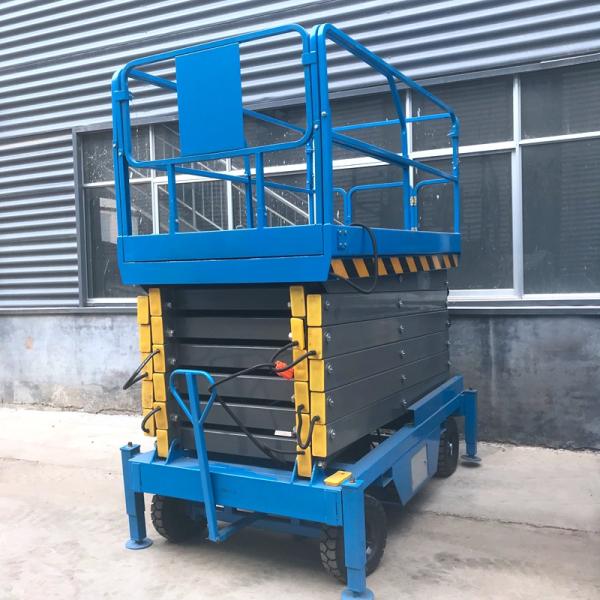China Professional 12m Mobile Scissor Lift Table for Warehouse