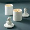 Flame Retardant Ceramic Candle Container Medium Stylish Candle Holder 1.2kg for sale