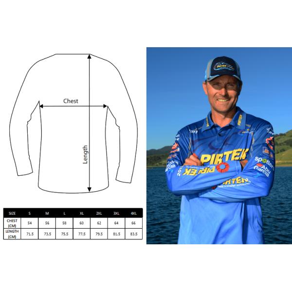 Custom Sublimation Printing Polyester Quick Dry Long Sleeve Fishing Jerseys for Adults