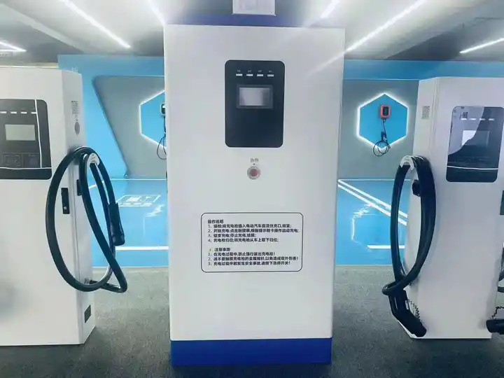 GB/T Double Guns 380V 4G EV DC Charging Station Customized Colors