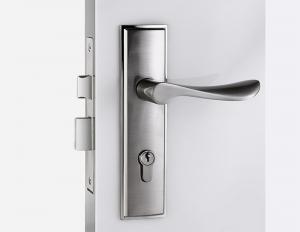 Quality Satin Nickel Mortise Door Lock / Room Door Mortise Latch Lock Zinc Alloy wholesale