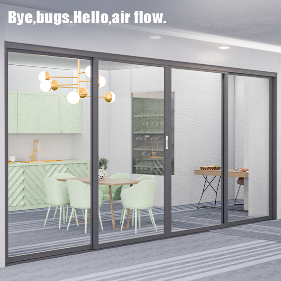 Wind-Resistance Class-2 Commercial Aluminum Sliding Patio Doors