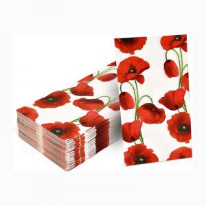 Quality Printed Floral Decorative Paper Napkin Tissue For Christmas Decoupage wholesale