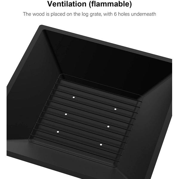 32 Inch Brazier Pan Wood Burning Fire Pit for Indoor Packing Size 62.5*22.5*72.5 cm