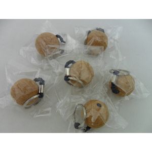 floating cork keychain