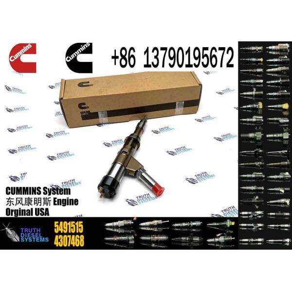 High Pressure Common Rail Fuel Injector 5491515 4307475 4307468 5491515 for Cum-mins ISG12 Engine Parts