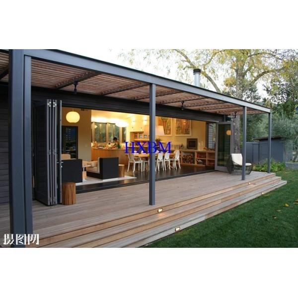 Double Tempered Glazing External Folding Doors With Sound Insulation And Heat Insulation