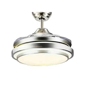 Quality Acrylic Shape Invisible Remote Control Ceiling Fan Light With ABS Blade 50Hz wholesale