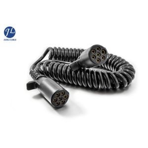 Quality Reversing Camera Extension Cable Trailer Camera Video Cable With 7 Pin Plastic Plug wholesale
