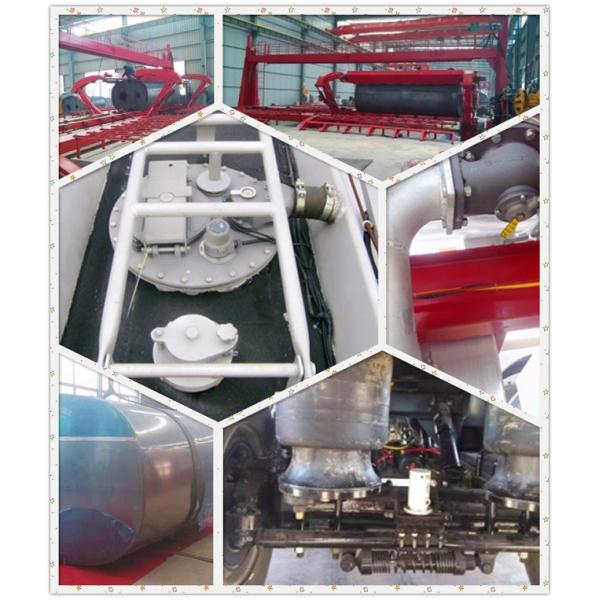 White ISO Anti Seismic Skeleton Enclosed Liquid Tanker Trailer