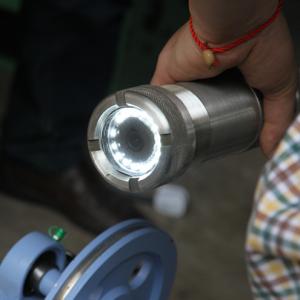 Quality Wholesale borehole downhole fiberscope borescope soft cable water well inspection camera wholesale