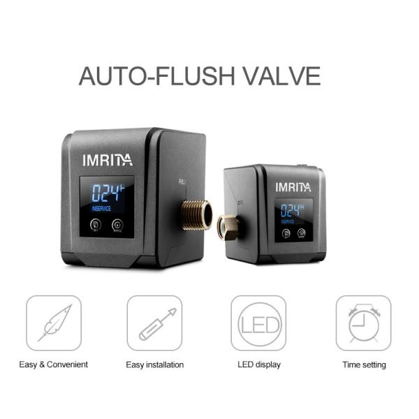 Multifunctional RO Auto Flush Valve 1/4'' 3/4'' Durable 50/60Hz
