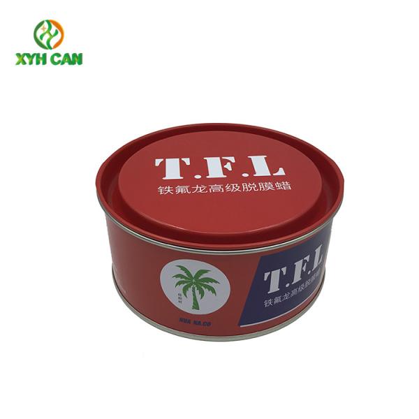 Wax Tin Can Matting Car Round Packaging Container CMYK Offset Printing